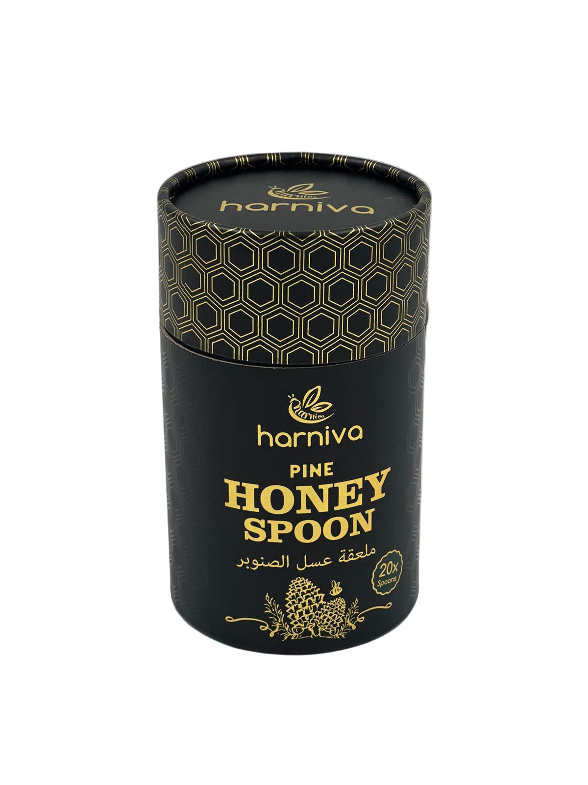 Harniva Pine Honey Spoons (20 spoons Per Pack) - honeybankuae