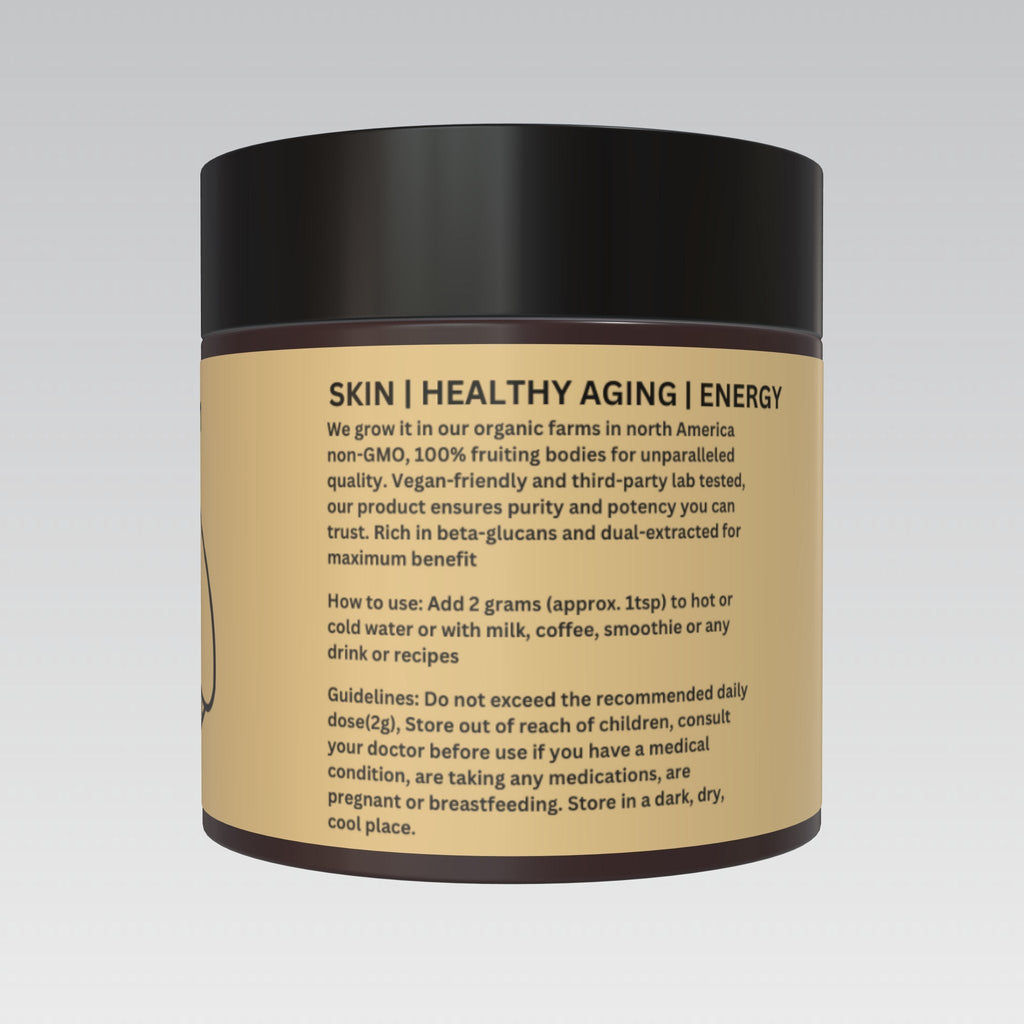 Lumush Chaga Mushroom Powder (60g) - honeybankuae
