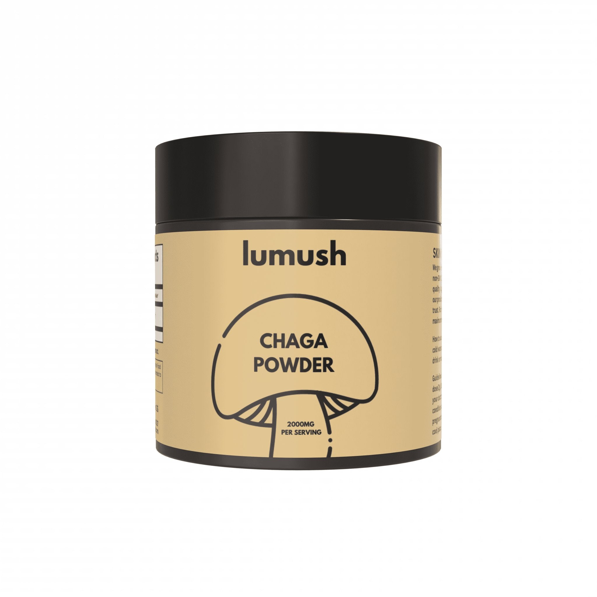 Lumush Chaga Mushroom Powder (60g) - honeybankuae
