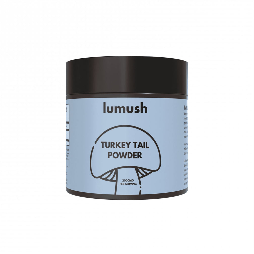 Lumush Turkey Tail Mushroom Powder (60g) - honeybankuae